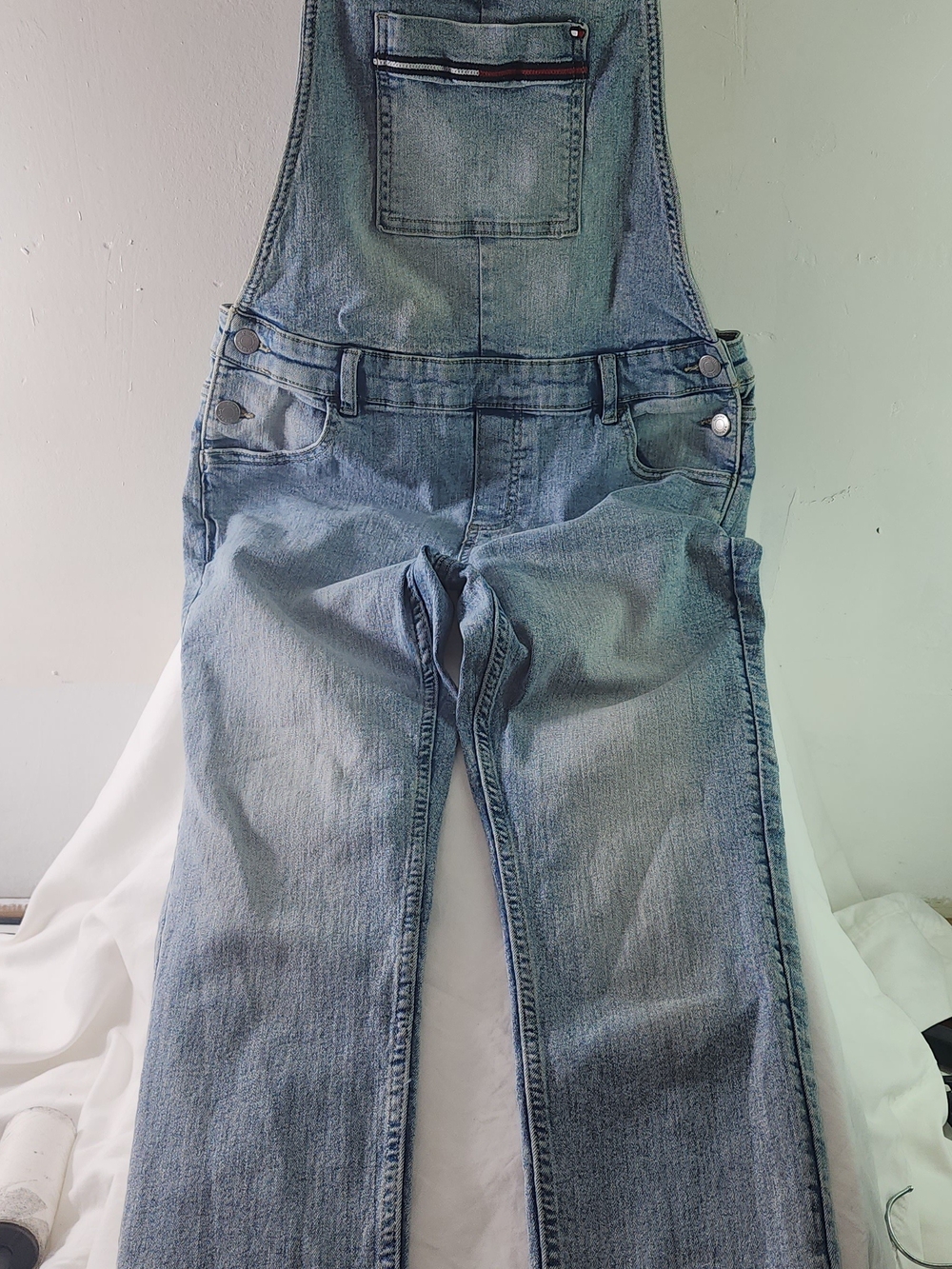 Tommy Hilfiger Light Blue Denim Women's Overalls Size#14